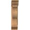 Ekena Millwork Funston Traditional Smooth Bracket w/ Offset Brace, Western Red Cedar, 7 1/2"W x 22"D x 34"H BKT0806X22X34FST01SWR - alternate 2